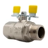 Kép 3/3 - Golyóscsap gázra fogantyúval DN20 3/4" fix KB (Herz)
