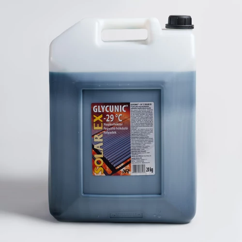 Solar fagyálló folyadék kék propilén-glikol bekevert -29°C 20 kg/kanna