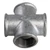 Horganyzott keresztidom 1/2"