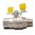 Golyóscsap gázra fogantyúval DN15 1/2" fix KB (Herz)